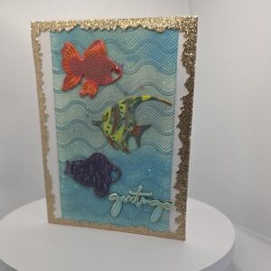 Make a Splash – Vibrant Fish-Themed Greeting Card